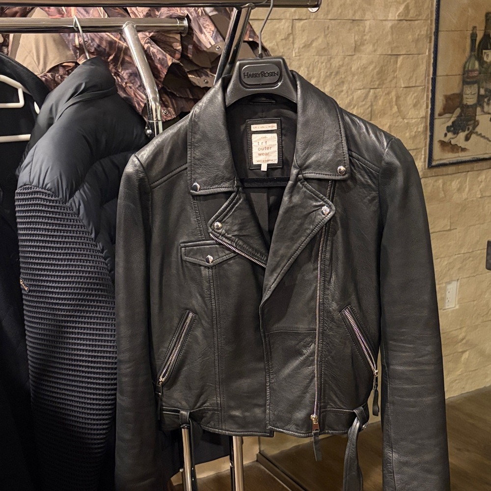Zara Black Leather Jacket